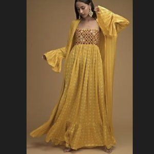 Elegant Yellow Maxi Dress
